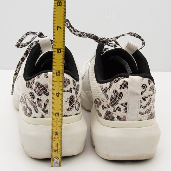 Vionic Aris Trainers Leopard Sneakers Arch Support Tennis Shoes White Size 8 - Picture 7 of 8